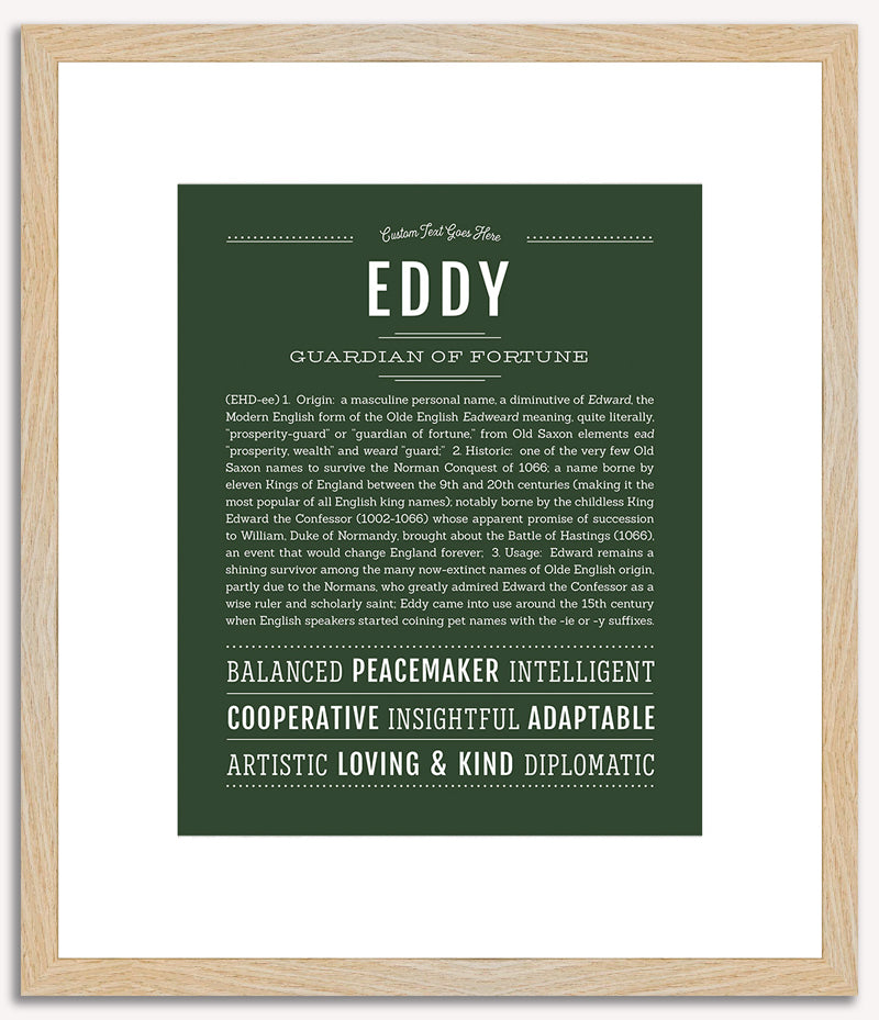 Eddy | Name Art Print