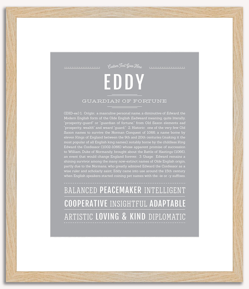 Eddy | Name Art Print