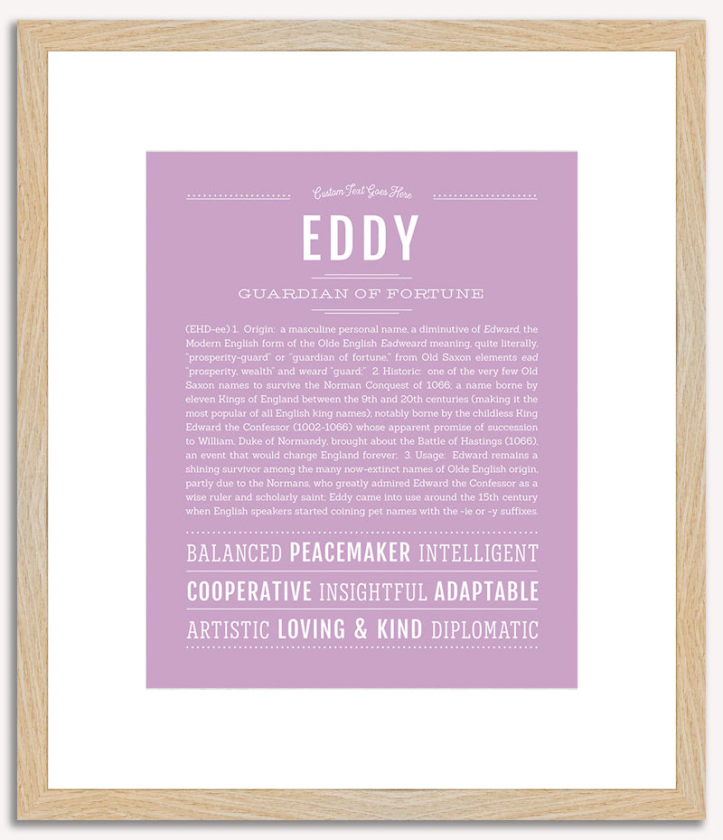 Eddy | Name Art Print