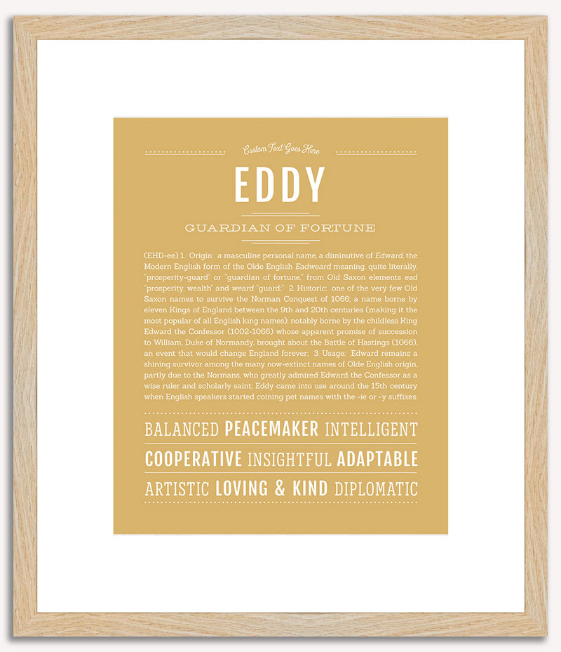 Eddy | Name Art Print