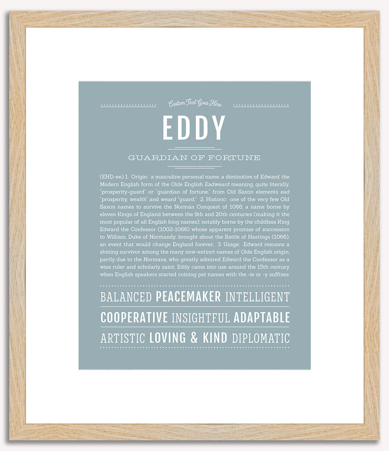 Eddy | Name Art Print