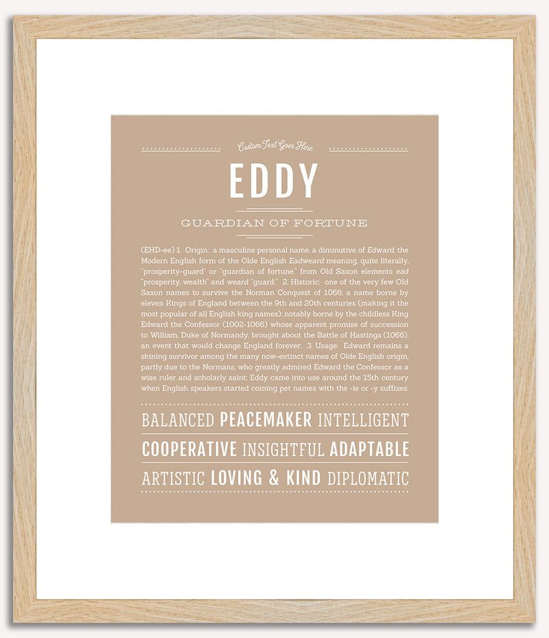 Eddy | Name Art Print