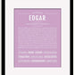 Frame Options | Lilac | Black Frame, Matted