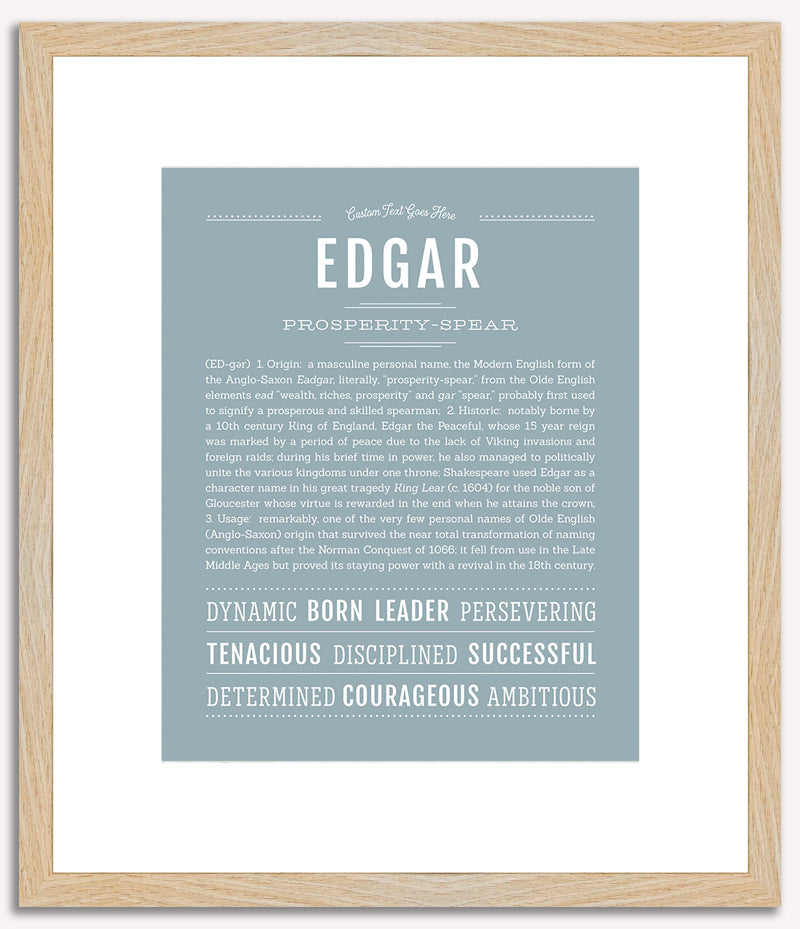 Edgar | Name Art Print