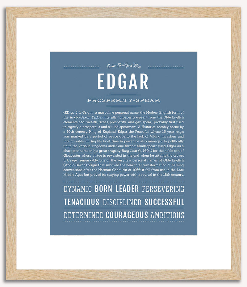 Edgar | Name Art Print