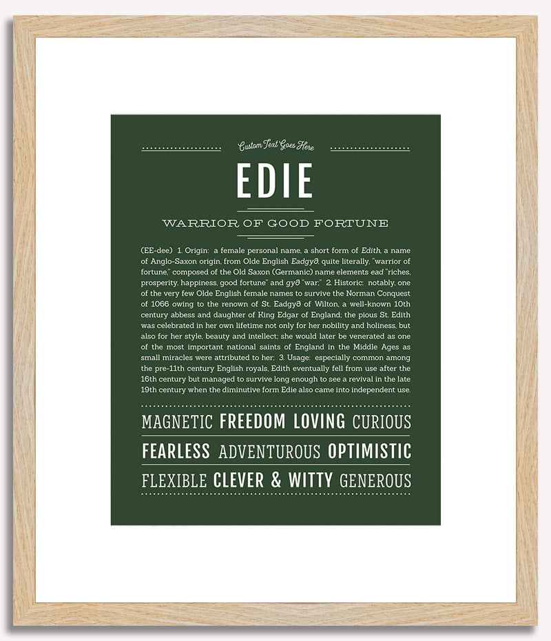 Edie | Name Art Print