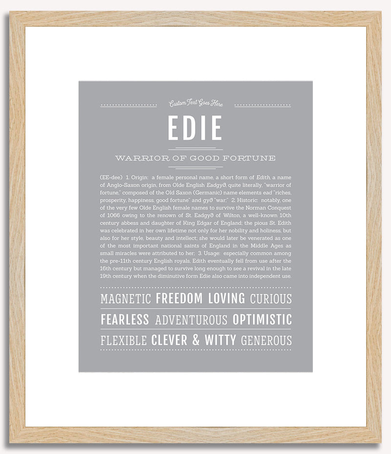 Edie | Name Art Print