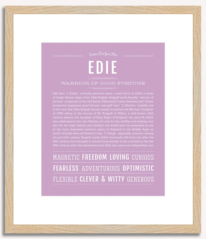 Edie | Name Art Print