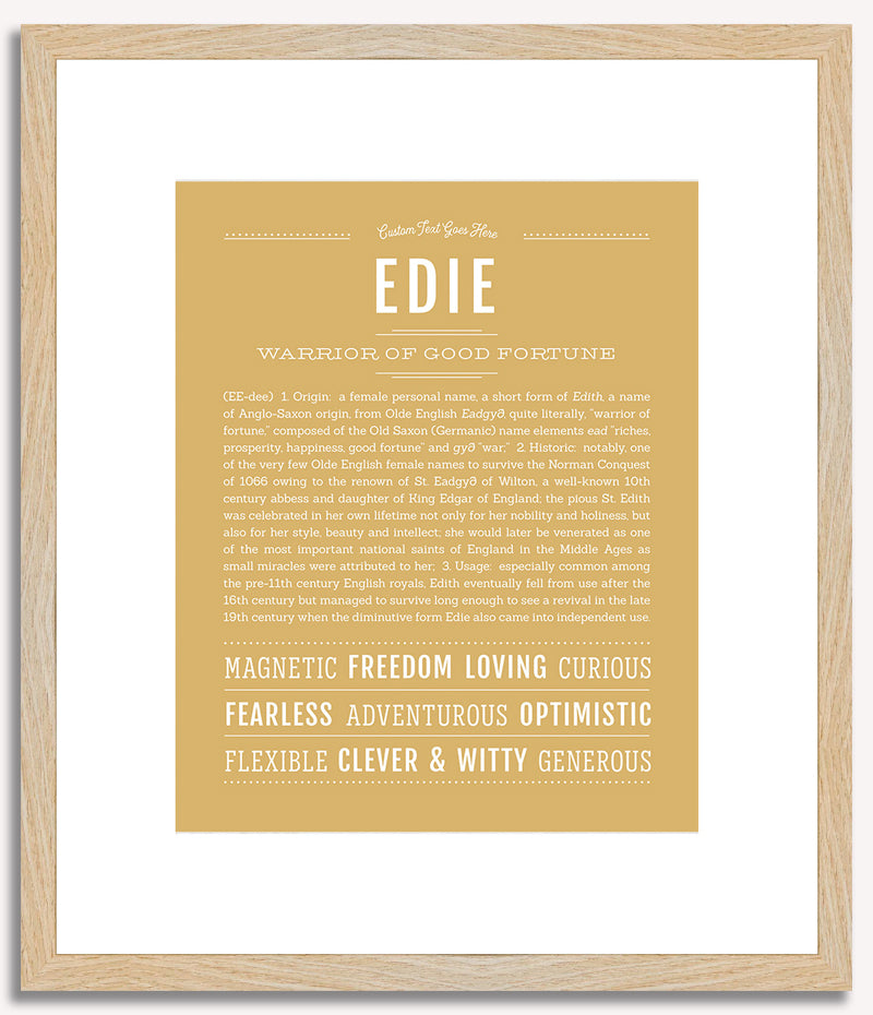 Edie | Name Art Print