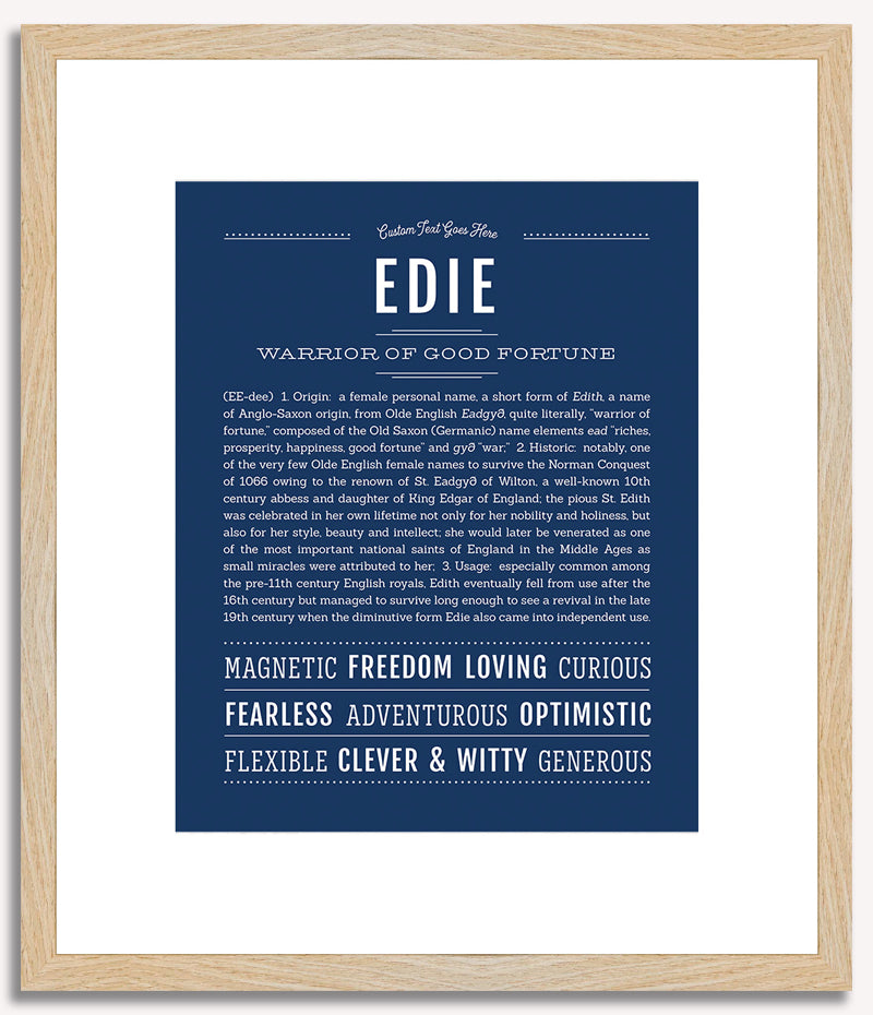 Edie | Name Art Print