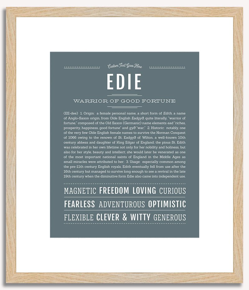 Edie | Name Art Print