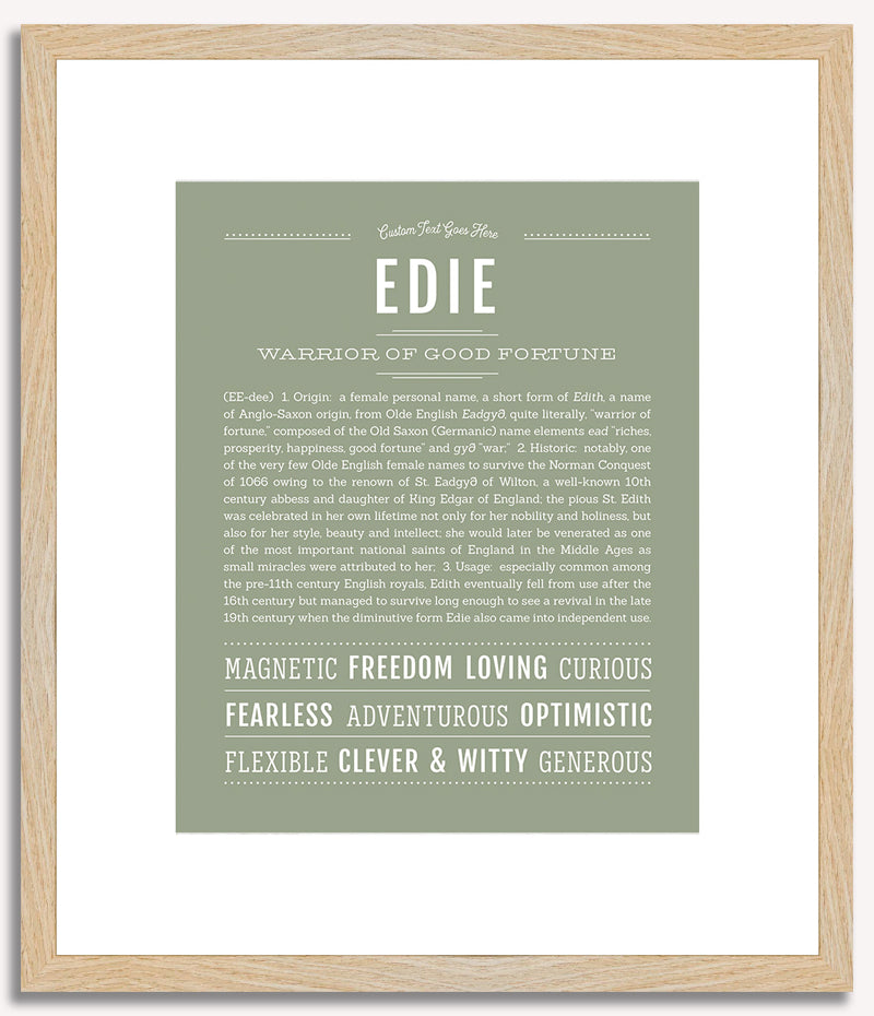 Edie | Name Art Print