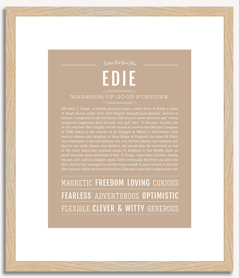 Edie | Name Art Print