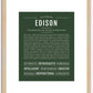 Edison | Name Art Print