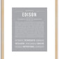 Edison | Name Art Print