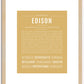 Edison | Name Art Print