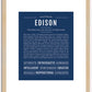 Edison | Name Art Print