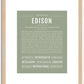 Edison | Name Art Print