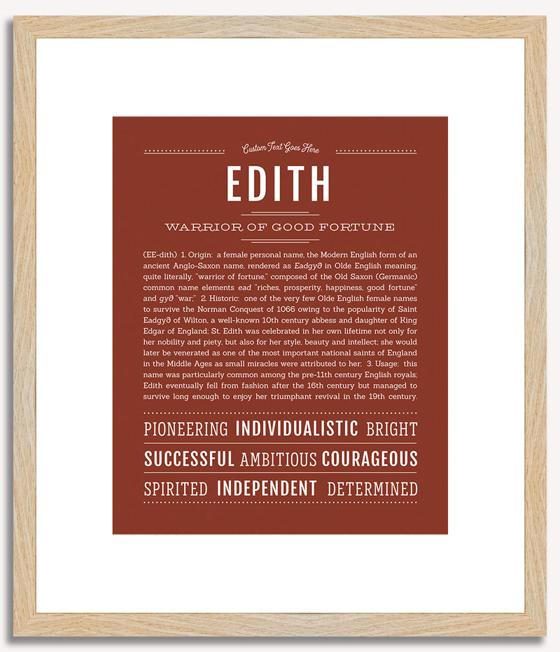 Edith | Name Art Print