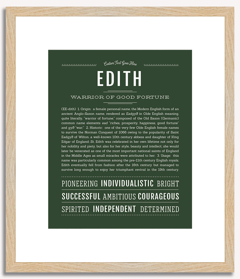 Edith | Name Art Print