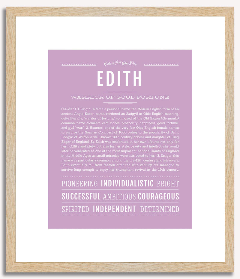 Edith | Name Art Print