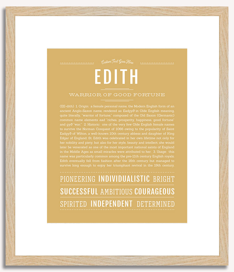 Edith | Name Art Print