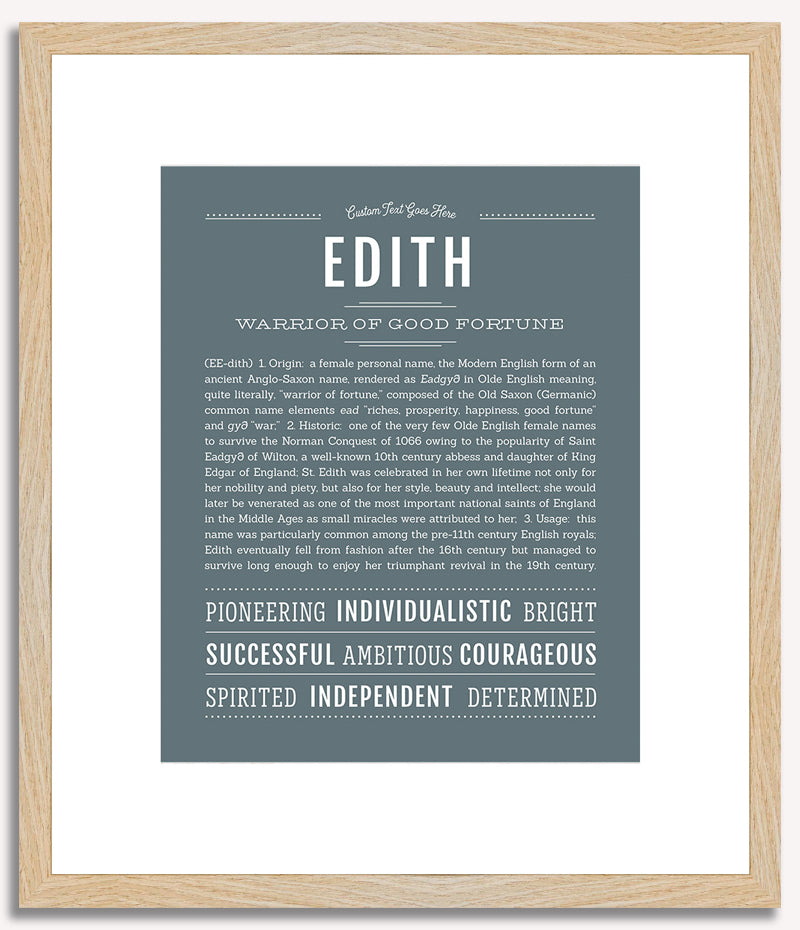 Edith | Name Art Print