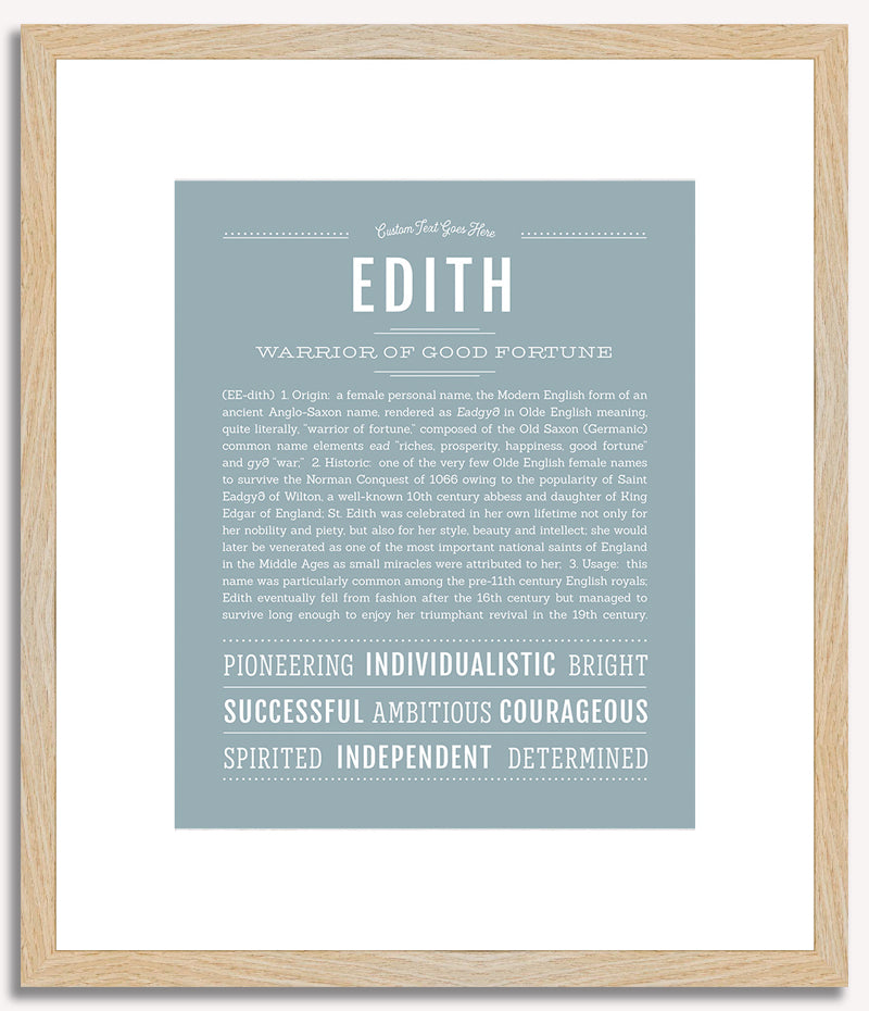 Edith | Name Art Print