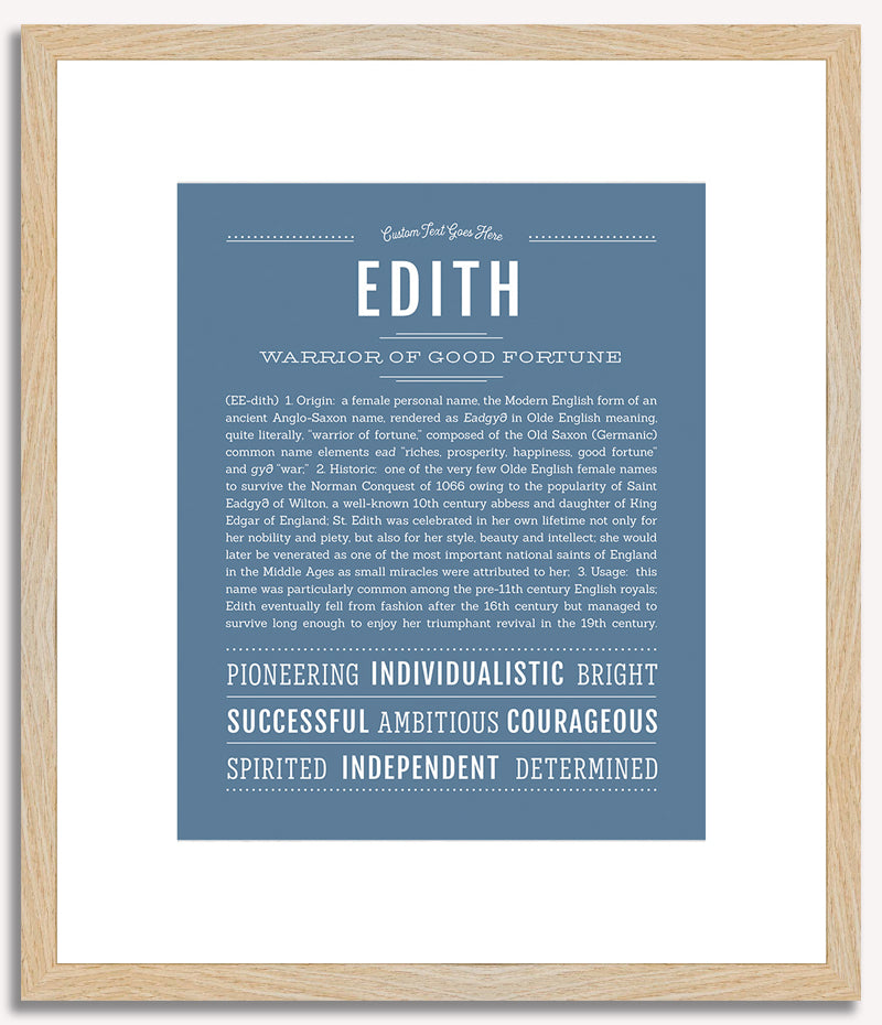 Edith | Name Art Print