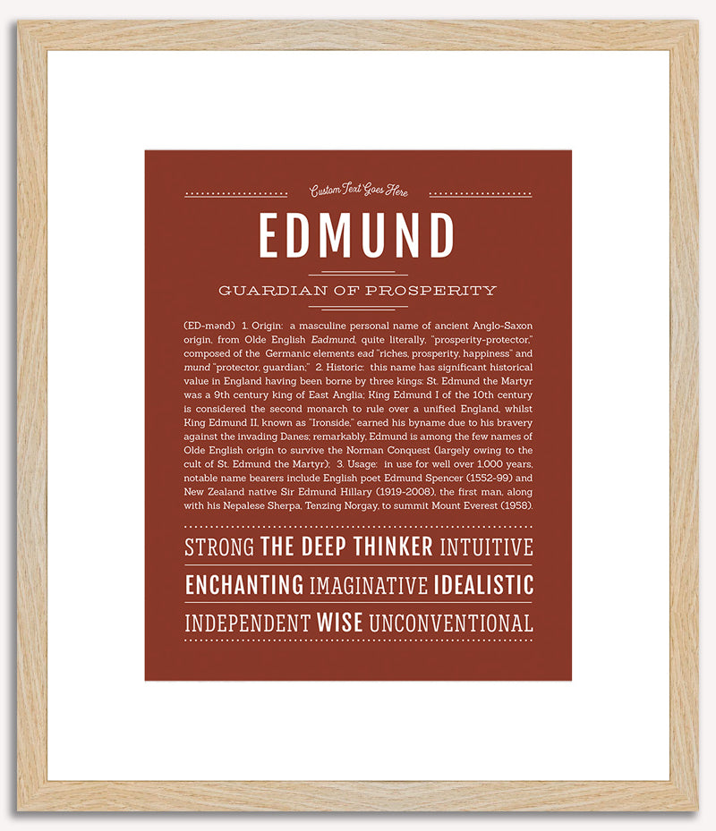 Edmund | Name Art Print