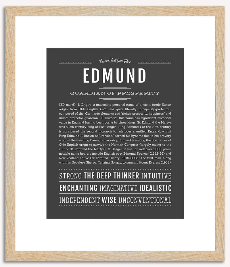 Edmund | Name Art Print