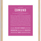 Edmund | Name Art Print