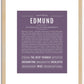 Edmund | Name Art Print