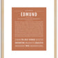 Edmund | Name Art Print