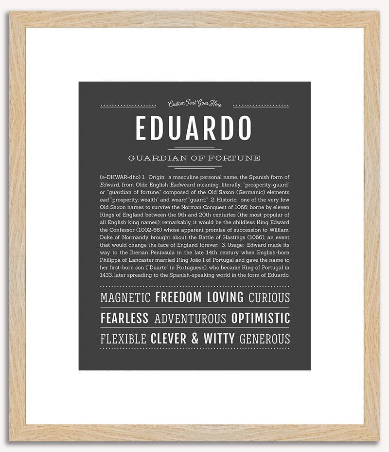 Eduardo | Name Art Print