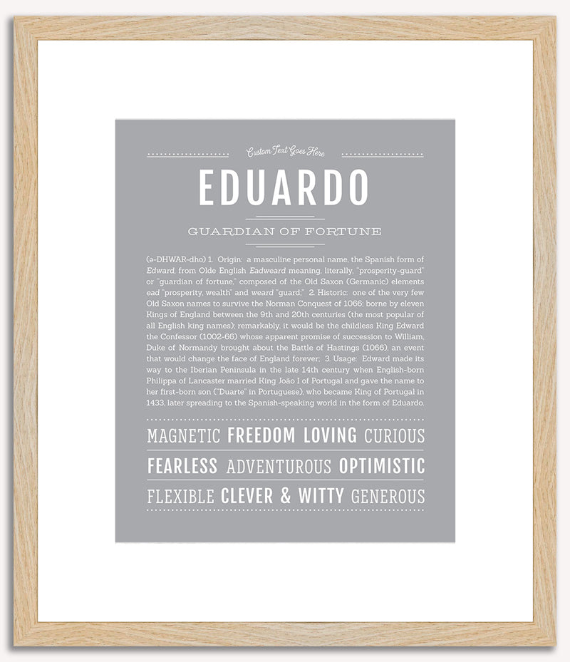 Eduardo | Name Art Print