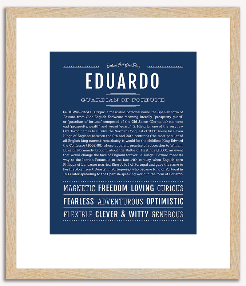 Eduardo | Name Art Print