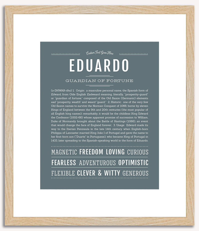 Eduardo | Name Art Print