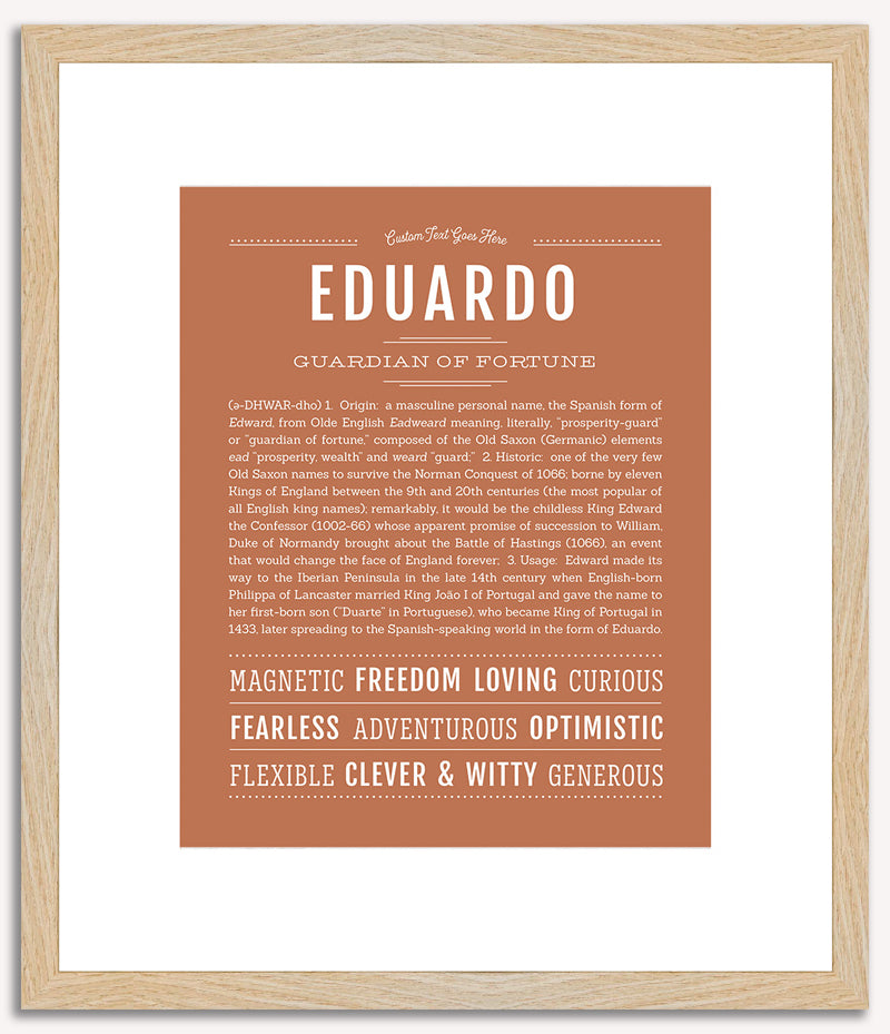 Eduardo | Name Art Print