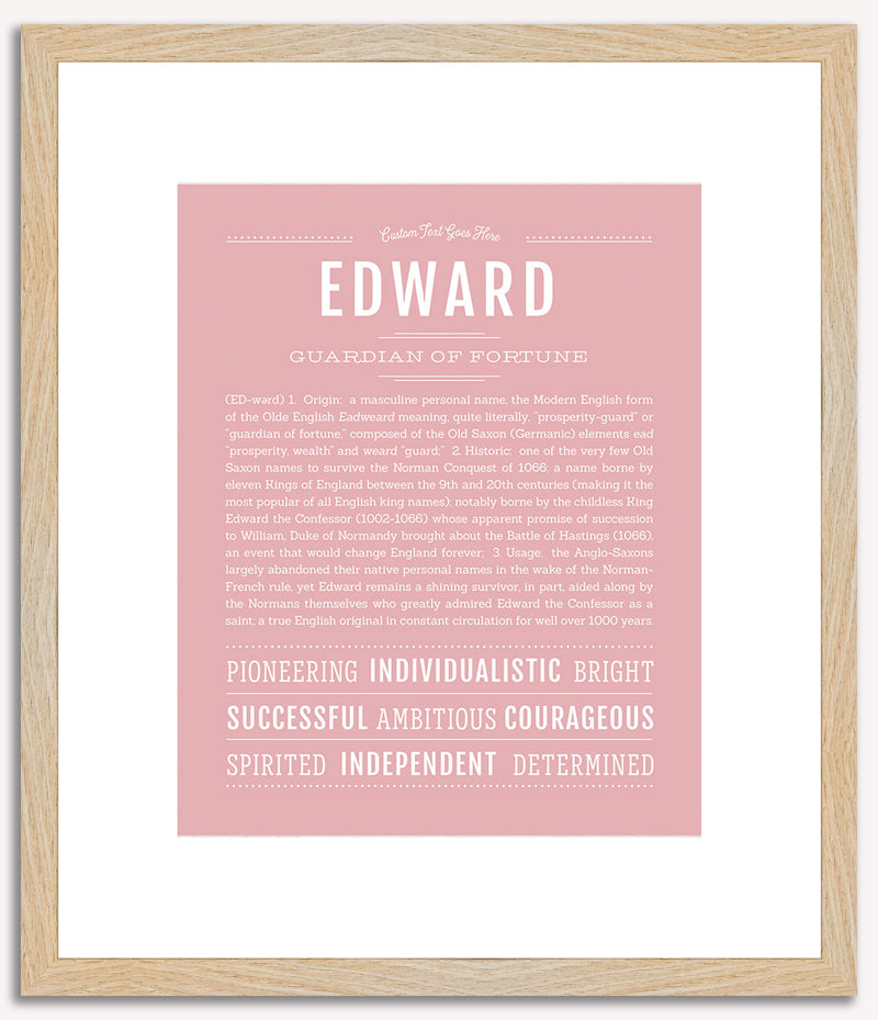 Edward | Name Art Print