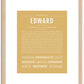 Edward | Name Art Print