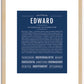 Edward | Name Art Print