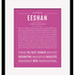 Frame Options | Dark Pink | Black Frame, Matted