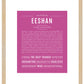 Frame Options | Dark Pink | Maple Frame, Matted