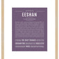 Frame Options | Deep Purple | Maple Frame, Matted