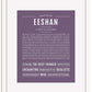 Frame Options | Deep Purple | White Frame, Matted