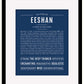 Frame Options | Midnight Blue | Black Frame, Matted