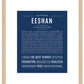 Frame Options | Midnight Blue | Maple Frame, Matted