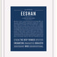 Frame Options | Midnight Blue | White Frame, Matted