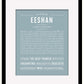 Frame Options | Powder Blue | Black Frame, Matted